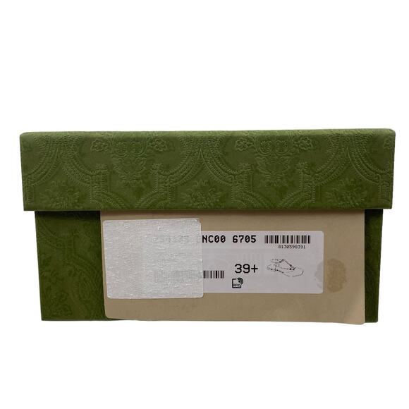 Gucci Double GG T Strap Patent Leather Ballet Flat Skin Rose Size 39.5 - Picture 13 of 15